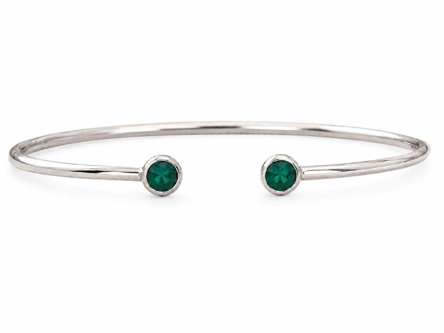 0.50 ct Emerald Bangle - 1